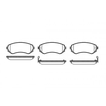 Klocki hamulcowe przód 240SX S14 KA24DE