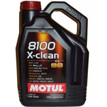 Olej silnikowy 5W40 Motul 8100 X-Clean C3 5L